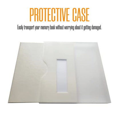 2x6 Strip Album, White Cover White Pages, 2 Gel Pens, 20pk - color: White, size: 20