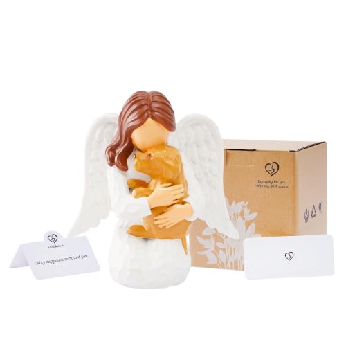 Dog Memorial Gifts for Loss of Dog, Pet Memorial Gifts, Resin Angel Statues, Sculpting Angels, Pet Sympathy Gifts - style: Dog Memorial Gifts