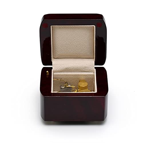 Hi Gloss Modern Petite 18 Note Music Box with Cut Edges - Many Songs to Choose - from This Moment - size: 125. From This Moment