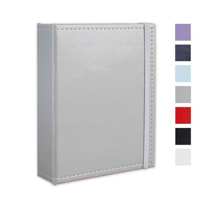 Small Photo Album 5x7 52 Pockets Leather Cover Picture Book Holds 5x7 Photos for Wedding, Baby, Family, Graduation - color: Grey, size: 5x7 (1 PK)