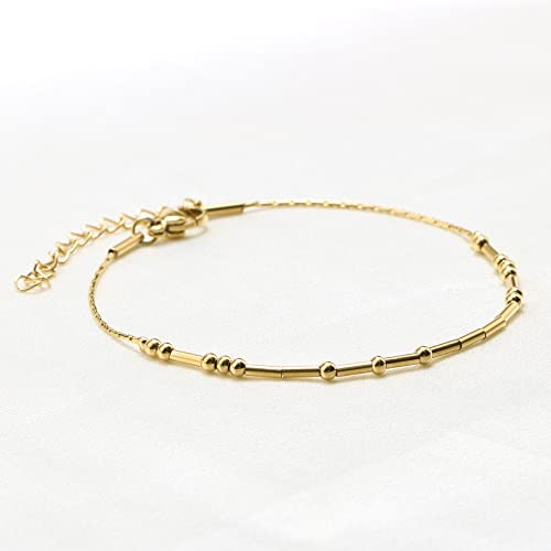 Best Friend Birthday Gifts Morse Code Bracelets For Women Mothers Day Birthday Christmas Gifts For Sister Daughter Grandmother Stainless Steel Jewelry Friendships Inspirational Gifts For Women - style: Gold: F*ck off