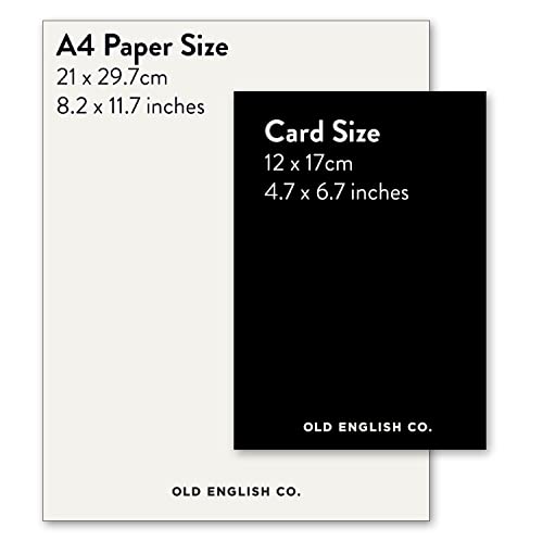 Old English Co. Floral Envelope Thinking of You Card for Her - Floral Sympathy Card for Friends and Family - Condolences, Get Well Soon Card for Women and Men | Blank Inside with Envelope