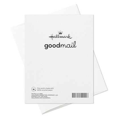 Hallmark Good Mail Love Card for Friendship (Heart Hands) | For Birthday, Thinking of You, Valentines Day, Flower Design, Coordinating Envelope Included, Card Measures 4.4 X 5.8 in - style: Heart Hands