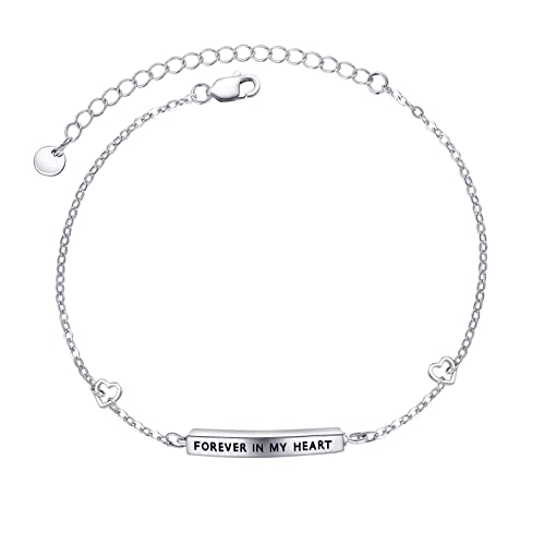 TUGHRA Urn Bracelet Cremation Jewelry for Ashes for Women 925 Sterling Silver Memorial Bracelet for Human Ashes Of Loved Ones Jewelry Gifts Sympathy Gift for Loss Loved One - color: A-Silver