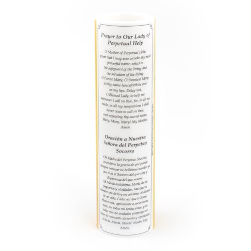 Our Lady of Perpetual Help, LED Flameless Devotional Prayer Candle, THE SAINTS COLLECTION