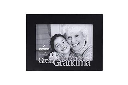 Malden International Designs Great Grandma Expressions Picture Frame, 4x6, Black (4326-46) - style: Great Grandma