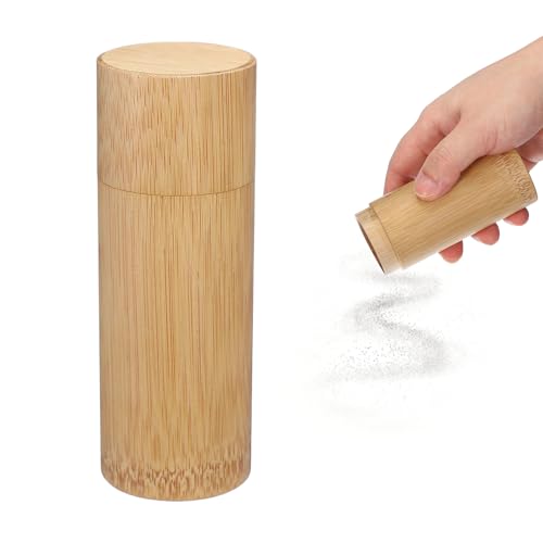 uxcell Bamboo Scattering Urn, 5.1" x 2" Small Cremation Tube with Lid Mini Keepsake Brown for Male Female Pet Dog Brown - size: 5.1" x 2"