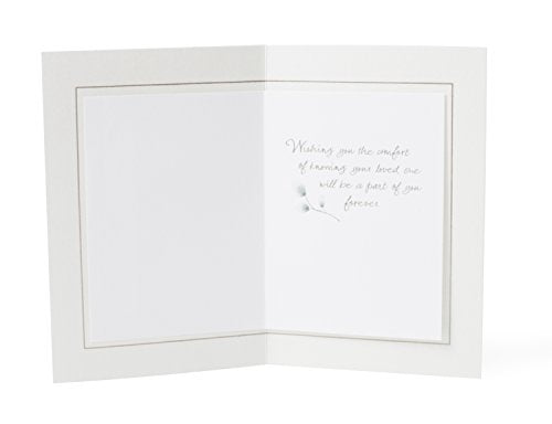 Hallmark Sympathy Card (Loved, Honored, Remembered) - size: 5 inches x 7.2 inches