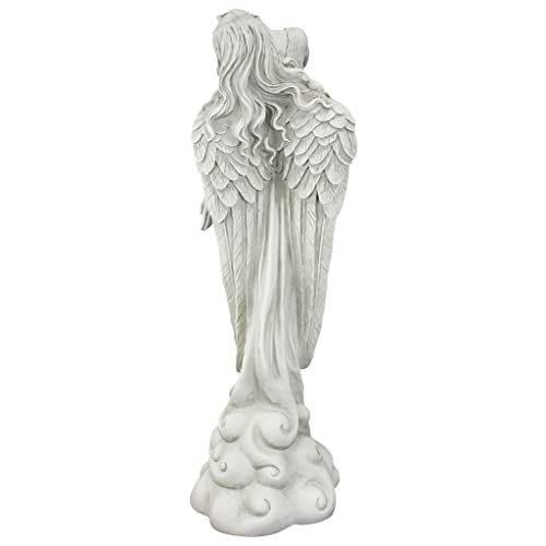 Design Toscano Ascending Angel Garden Statue, Medium, Antique Stone - style: MEDIUM ASCENDING