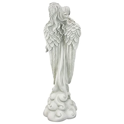 Design Toscano Ascending Angel Garden Statue, Medium, Antique Stone - style: MEDIUM ASCENDING