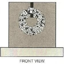 Aluminum Headstone Wreath Hanger for Cemetery Tombstone, Grave Marker, Made in USA