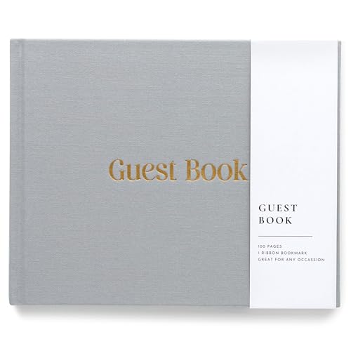 Lamare Wedding Guest Book – Photo Guest Book for Wedding Reception Party - color: Gray