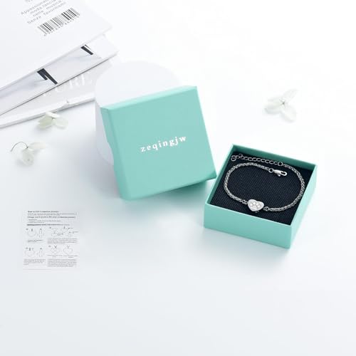 zeqingjw Cremation Heart Urn Bracelet for Pets Ashes Pet Paw Print Bangle for Dog Cat Ashes Stainless Steel Memorial Keepsake Urn Jewelry - color: Customize