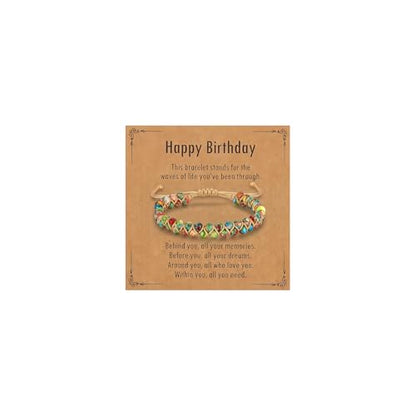 7 Chakra Healing Bracelet for Women Men, Jasper Bead Inspirational Gift | Natural stone；Handmade；Bohemian style - color: Colorful（HB)