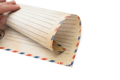 Airmail Letter Set - Make Long Distance Messages Feel More Meaningful - color: 60 PACK AIRMAIL