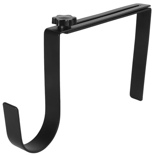 BEISE Wreath Hanger for Headstone, Adjustable 6"- 11", Black 1 Pack - color: Black, size: 1 Pack