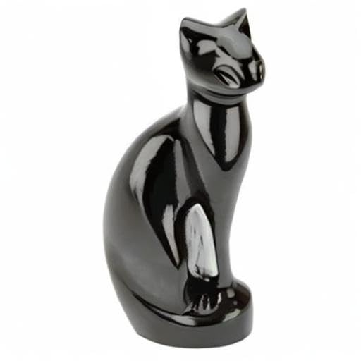 Urns UK Aluminium Urn for Cat, Stanley Pearl - color: Stanley Pearl