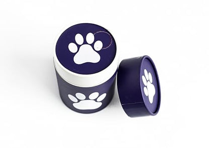 Paw Print Scattering Tube for Pet Ashes-Pet Cremation Urn (Medium Urn-50 Cubic Inches) - size: Medium