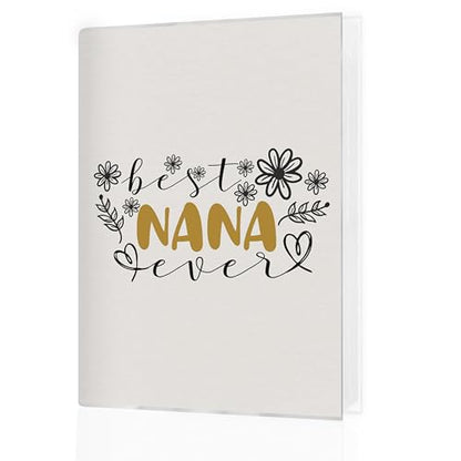 Nana Gifts Photo Album 4x6, Grandma Gifts from Grandkids, Best Nana Ever Small Memory Photo Album Book for 18 Pockets Hold 36 Pictures, Photobook for Family Anniversary Travel Vacation - color: Best Nana