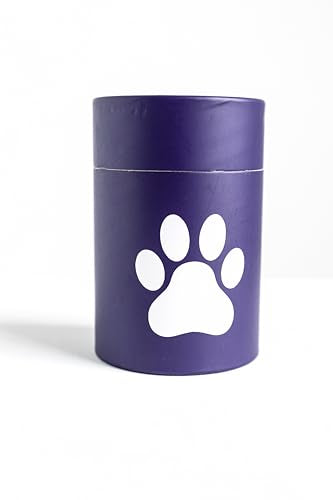 Large Paw Print Scattering Tube Pet Cremation Urn-Scattering Urn for Pet Ashes - size: Large