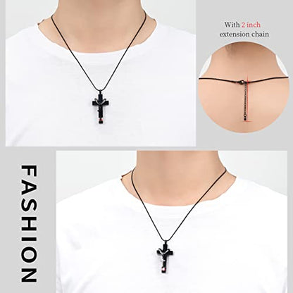 Forever in My Heart Birthstone Personalized Double Cross Urn Pendant Cremation Jewelry for Ashes Cross Ashes Keepsake - color: Red