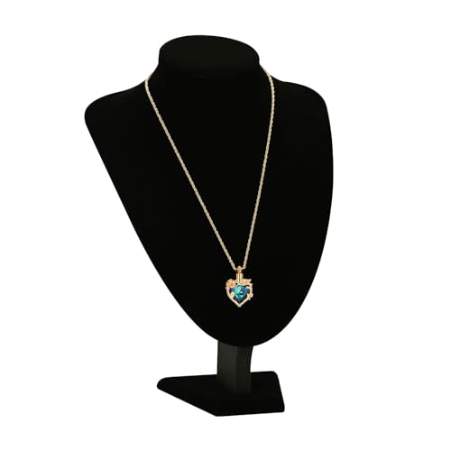 Cremation Jewelry for Ashes Rose Flower Urn Necklace with Crystal Heart Ashes Pendant Butterfly Necklaces for Women Men Memorial Keepsake Jewelry Gift - color: Gold-blue