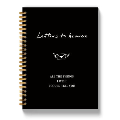Letters to Heaven Grief Journal Notebook, Sympathy Notebooks Gifts for Loss of Loved One, Grief Journal for Women, in Loving Memory Sympathy Gifts Spiral Notebook 5.5x8.3