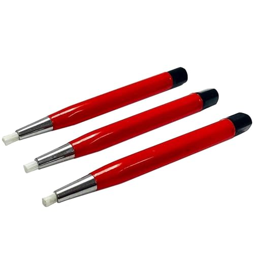 Fiberglass Scratch Brush Pens 3 Pack for Jewelry, Watch & Coin Cleaning