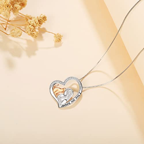 Sterling Silver Cat Necklace Jewelry Memorial Gifts for Cat Lovers | Cat Pendant Necklace ，Cute Dainty Animal Remembrance Jewelry Birthday Gifts for Cat Mom Her Women - style: cat necklace