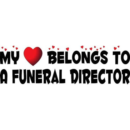 CafePress Belongs to A Funeral Director Memory Keepsake Jewelry Box, 5"x5"x3.75"
