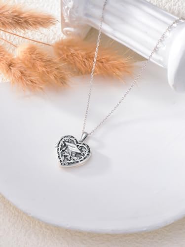 Dorunmo Locket Necklace 925 Sterling Silver Pictures Photo Keep Someone Near to You Custom Lockets Mother's Day Jewelry Personalized Photo Locket Gifts - color: G-Graduation Cap, style: Locket Only