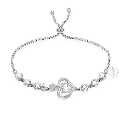 Rose Flower Adjustable Urn Bracelet for Ashes Birthstone Stainless Steel Cremation Jewelry Memorial Keepsake Locket Urns Bracelet Jewelry for Men Women Gifts - color: Customize