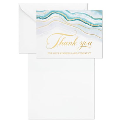 Hallmark Funeral Thank You Cards, 20-Pack (Kindness and Sympathy)