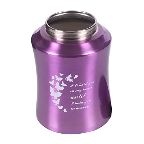 Urn for Human Ashes Adult,Cremation Urns for Ashes Male Female,Medium urn for Human Ashes for Dad Mom,Funeral urn Burial urn (160 Cubic inches, Butterfly)