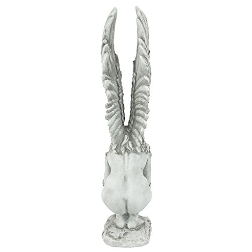 Design Toscano NG33765 Remembrance and Redemption Angel Religious Garden Statue, Medium 15 Inch, Ivory - style: MEDIUM REMEMBRANCE AND REDEMPTION