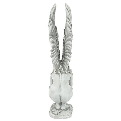 Design Toscano NG33765 Remembrance and Redemption Angel Religious Garden Statue, Medium 15 Inch, Ivory - style: MEDIUM REMEMBRANCE AND REDEMPTION