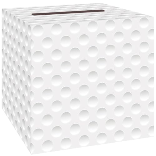 Golf Card Box Sports Party Favors Post Box Cardboard Receiving Money Holder for Golf Theme Wedding Reception, Baby Showers, Anniversary, Birthday Party, Graduation Table Centerpiece Decorations - style: Golf