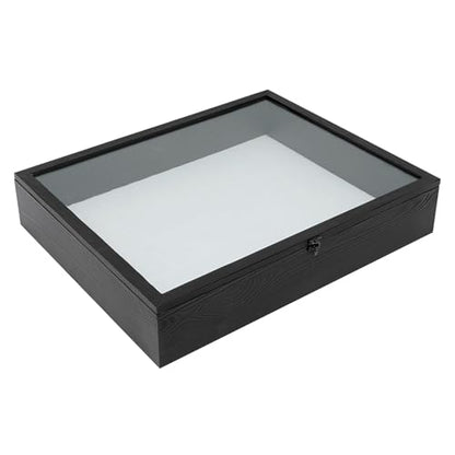 Muzilife 16x20 Large Shadow Box Pine Wood Picture Frame, 3.94 Deep, Black - color: Black, size: 16"x20"
