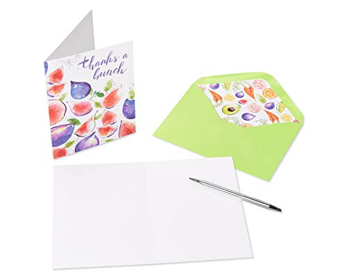Papyrus Thank You Cards with Envelopes, Fruits and Vegetables (20-Count) - color: Fruits and Vegetables