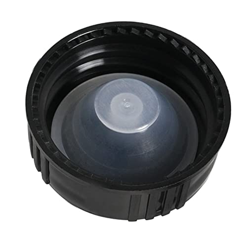 MEETOOT 12pcs Phenolic Resin Cover 24mm Black Poly Seal Screw Caps for Daily Chemicals, Food, Cosmetics Bottles