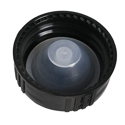 MEETOOT 12pcs Phenolic Resin Cover 24mm Black Poly Seal Screw Caps for Daily Chemicals, Food, Cosmetics Bottles