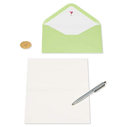 Papyrus Blank Card - Suitable for Mother's Day, Birthday, Friendship (Wine Bottles) - color: Wine Bottles