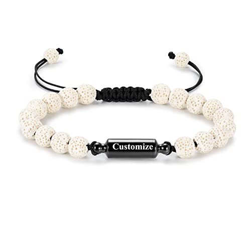 shajwo Cylinder Urn Bracelet for Ashes for Women Men - color: Customize