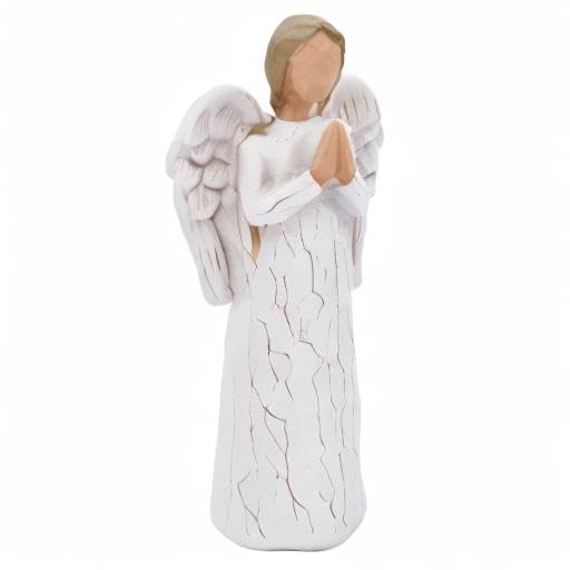 Guardian Angel Figurine, Remembrance Angel Collectible Figurine | Prayer Angel - Encouragement Present, A Gift to Comfort and Encourage Hope and Healing - color: Guardian Angel - White