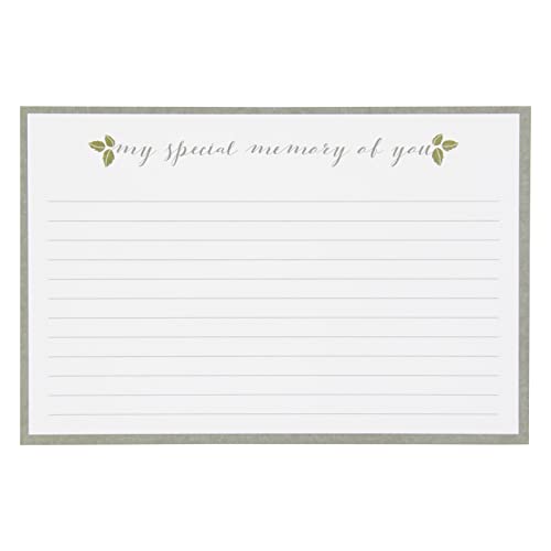 60 Pack Blank Sympathy Cards, Share a Memory Card for Celebration of Life, Memorial, Funeral (4 x 6 In)
