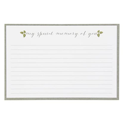 60 Pack Blank Sympathy Cards, Share a Memory Card for Celebration of Life, Memorial, Funeral (4 x 6 In)