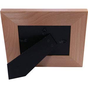 CustomGiftsNow In Loving Memory Memorial - Laser Engraved Natural Alder Wood Memories Rest In Peace Picture Wooden Photo Hanging/Tabletop Memorial Remembrance Frame (4x6-inch Vertical) - size: 4x6-inch Vertical