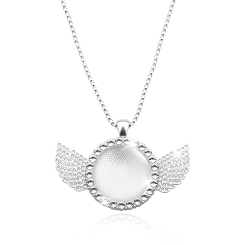 Personalized Rhinestone Photo Necklace DIY Silver