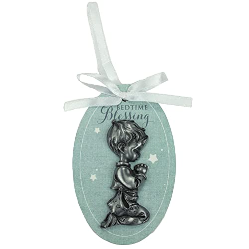 Abbey & CA Gift Baby Boy Bedtime Blessing Ornament On White Ribbon - style: Baby Boy Bedtime Blessing