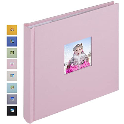 1DOT2 Small Photo Album 4x6, Hold 60 Photos with Memo, Pink - color: Pink, size: 4x6